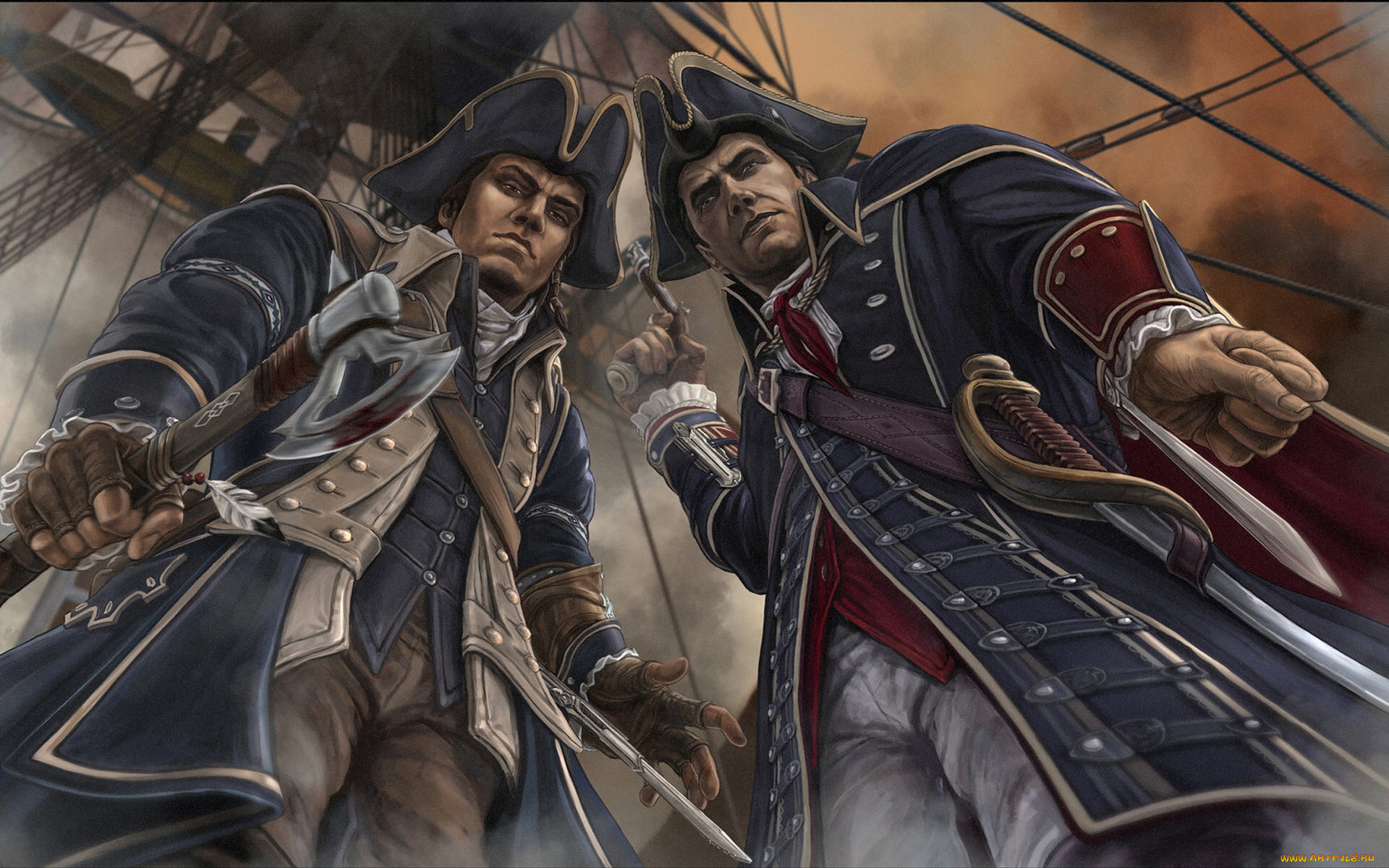 assassin`s, creed, iv, black, flag, , , connor, kenway, haytham